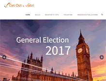 Tablet Screenshot of getoutandvote.info